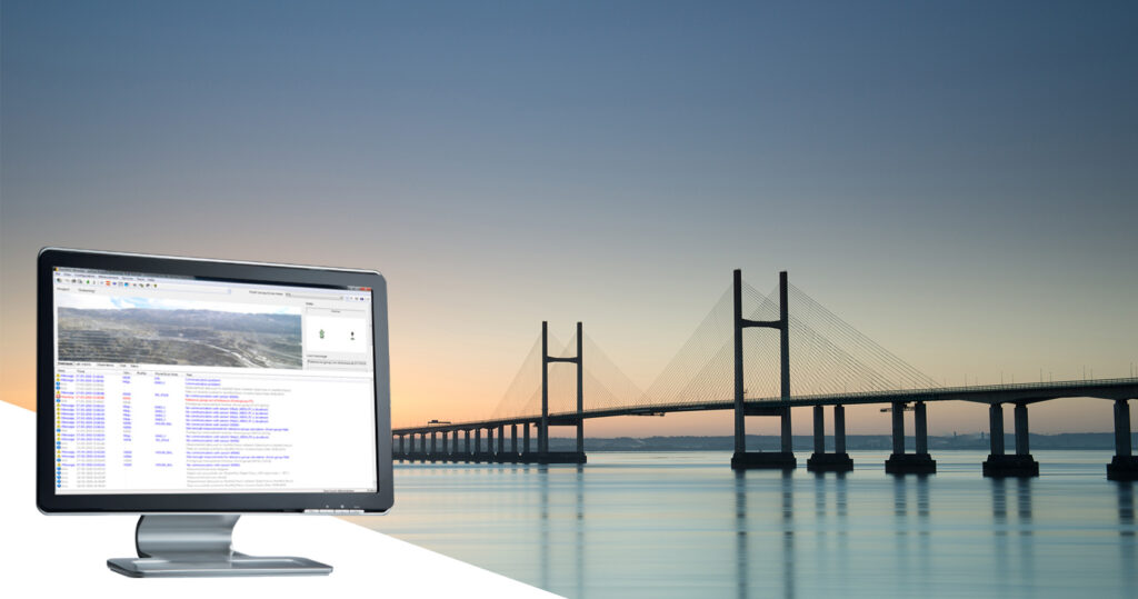 Thiết bị định vị vệ tinh GNSS Leica giám sát dao động cầu dây văng.